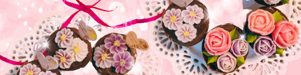 sweetkapuaフラワーカップケーキ